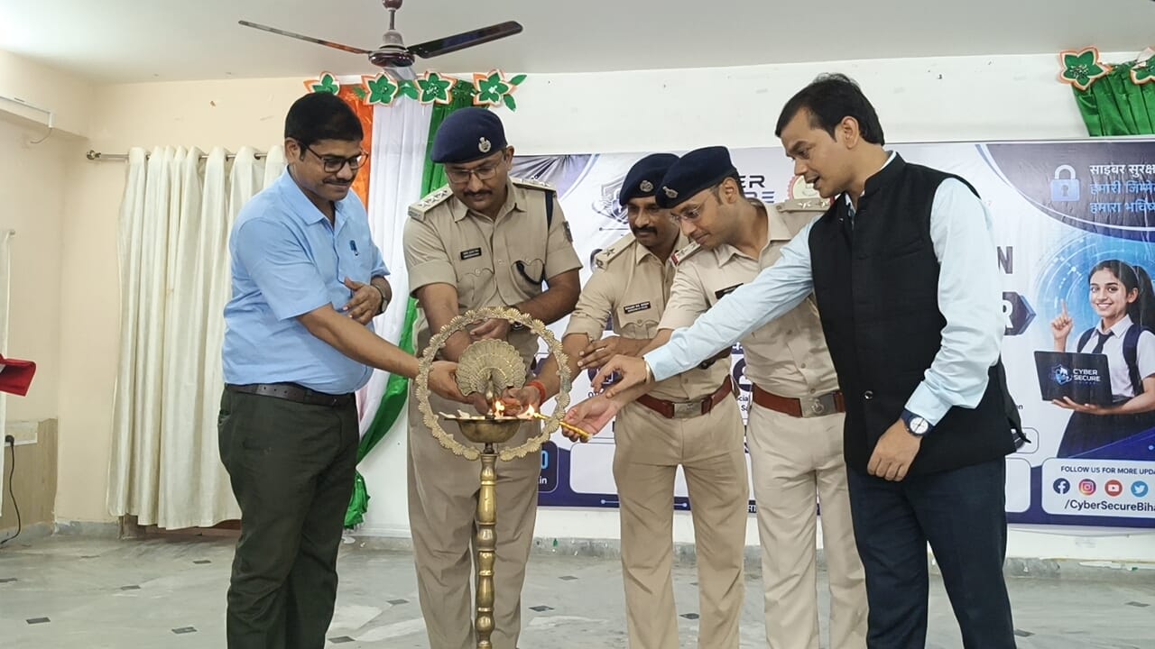 Inauguration of Cyber Security Awareness Program by Lighting the Lamp